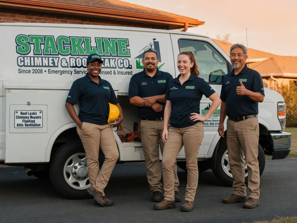 Chimney flashing repair company in Venice, IL